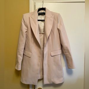 Light Pink Zara Blazer (long)